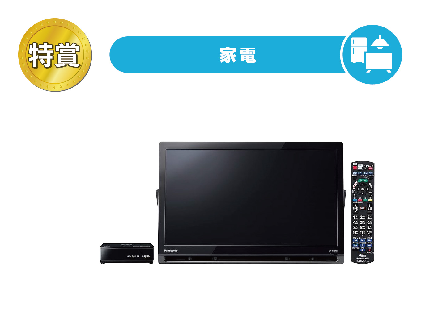 19型 ポータブル地上・BS・110度CSデジタル液晶テレビ
